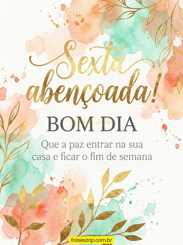 Imagem de sexta-feira para compartilhar no WhatsApp