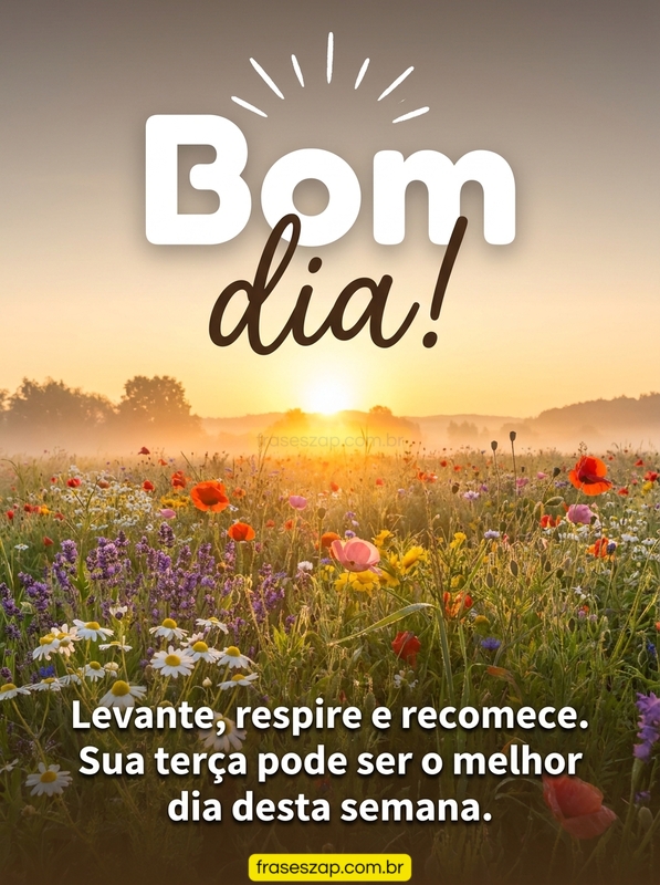Imagem de terça-feira para compartilhar no WhatsApp