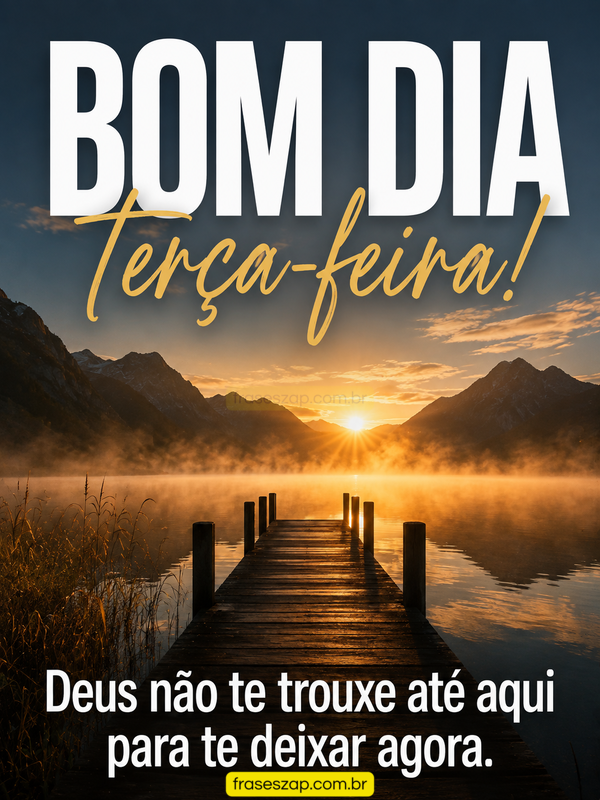 Imagem de terça-feira para compartilhar no WhatsApp