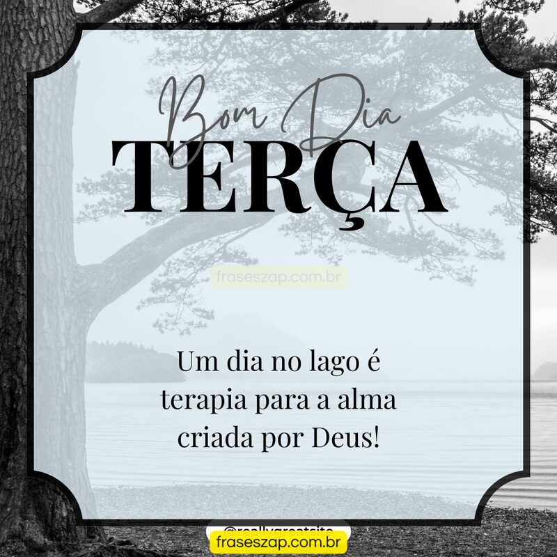 Imagem de terça-feira para compartilhar no WhatsApp