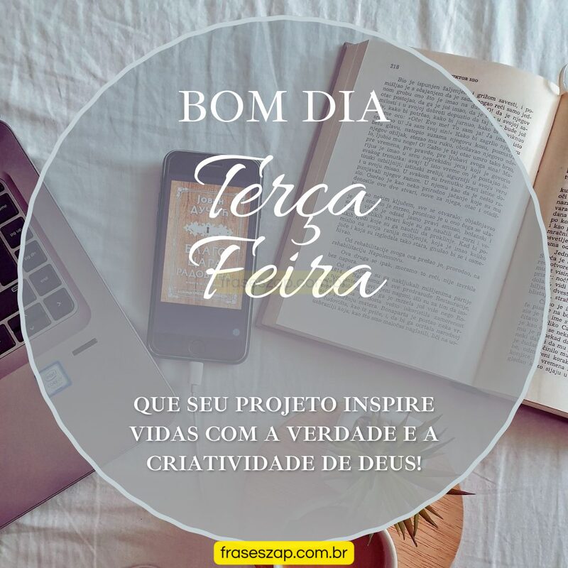 Imagem de terça-feira para compartilhar no WhatsApp