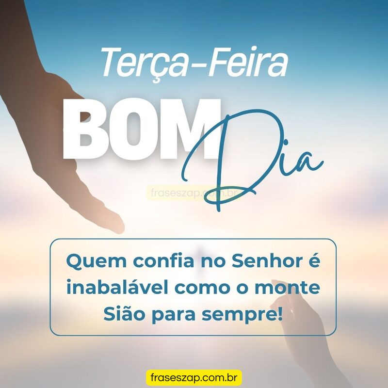 Imagem de terça-feira para compartilhar no WhatsApp
