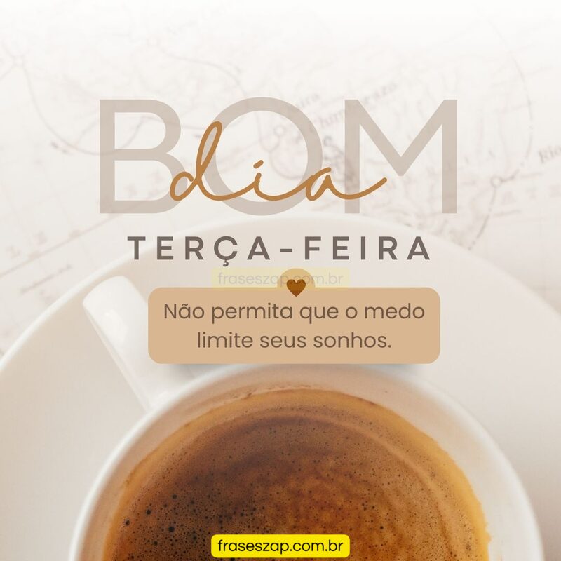 Imagem de terça-feira para compartilhar no WhatsApp