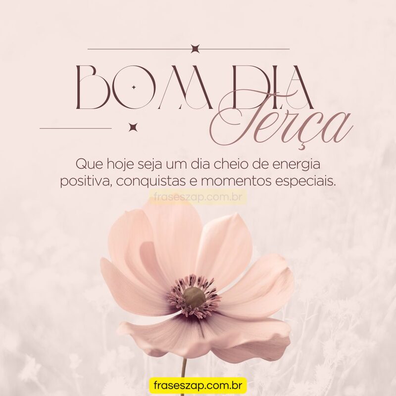 Imagem de terça-feira para compartilhar no WhatsApp