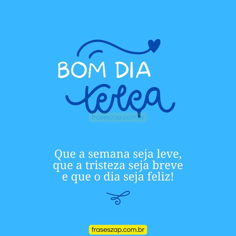 Imagem de terça-feira para compartilhar no WhatsApp