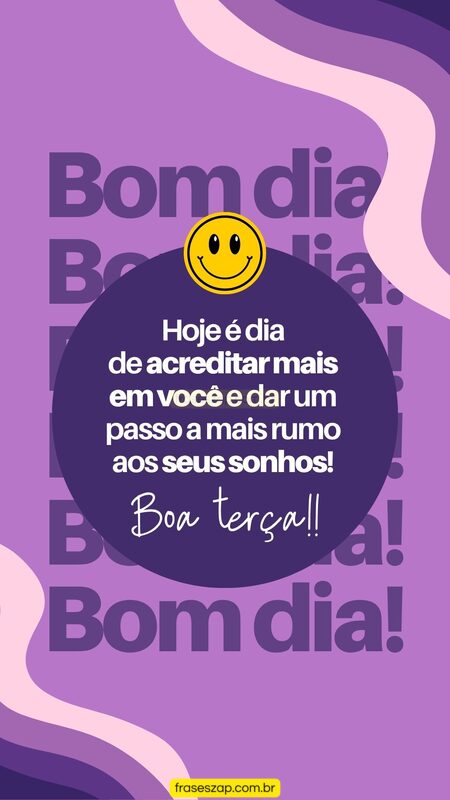 Imagem de terça-feira para compartilhar no WhatsApp