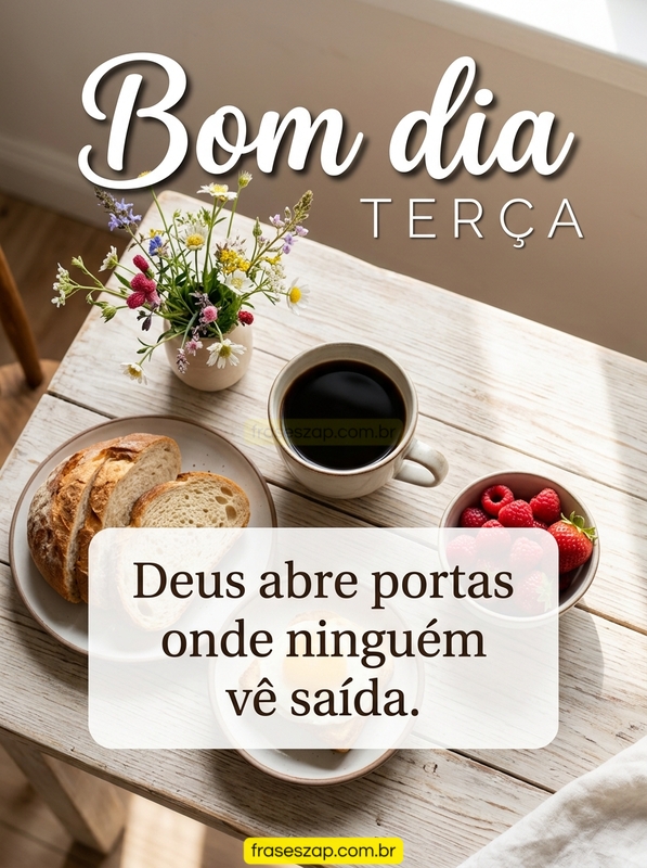Imagem de terça-feira para compartilhar no WhatsApp