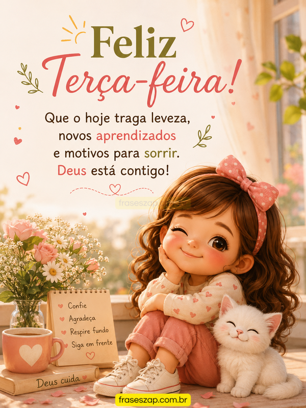 Imagem de terça-feira para compartilhar no WhatsApp