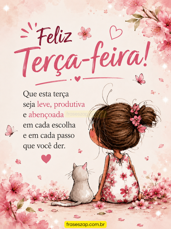 Imagem de terça-feira para compartilhar no WhatsApp