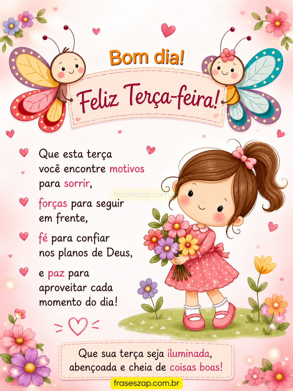 Imagem de terça-feira para compartilhar no WhatsApp