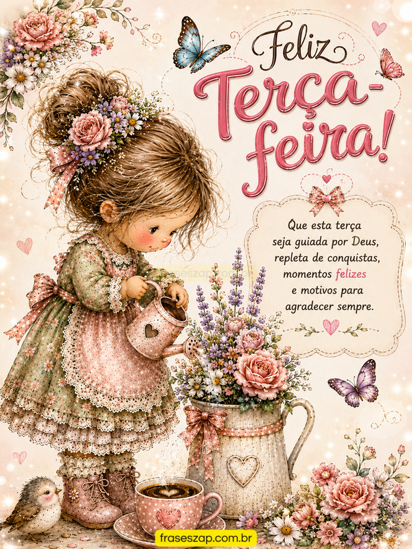 Imagem de terça-feira para compartilhar no WhatsApp