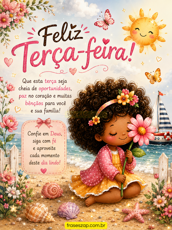 Imagem de terça-feira para compartilhar no WhatsApp