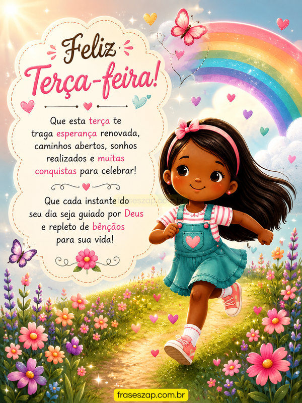 Imagem de terça-feira para compartilhar no WhatsApp