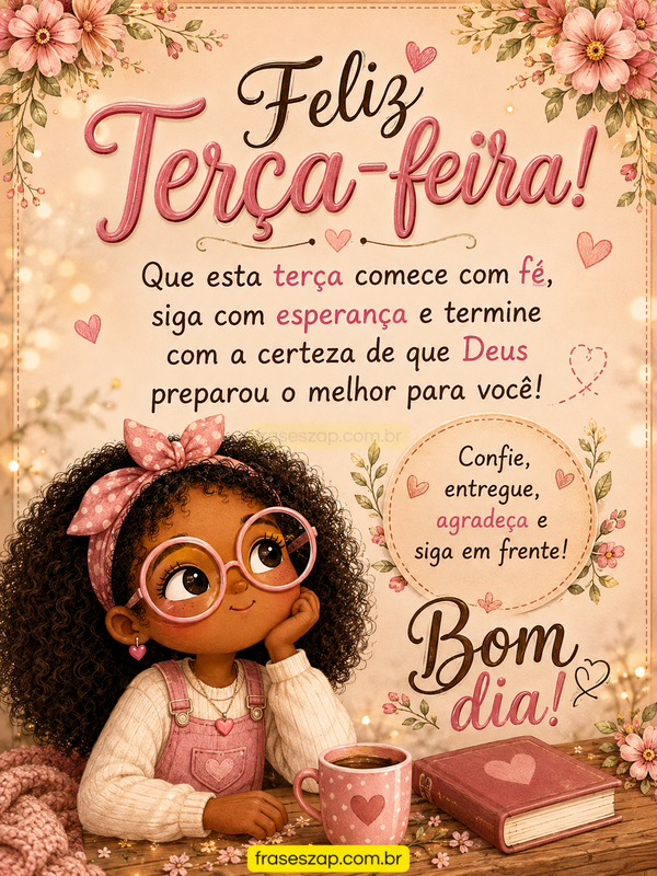 Imagem de terça-feira para compartilhar no WhatsApp