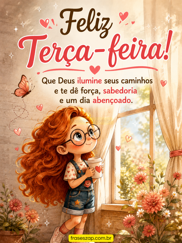 Imagem de terça-feira para compartilhar no WhatsApp
