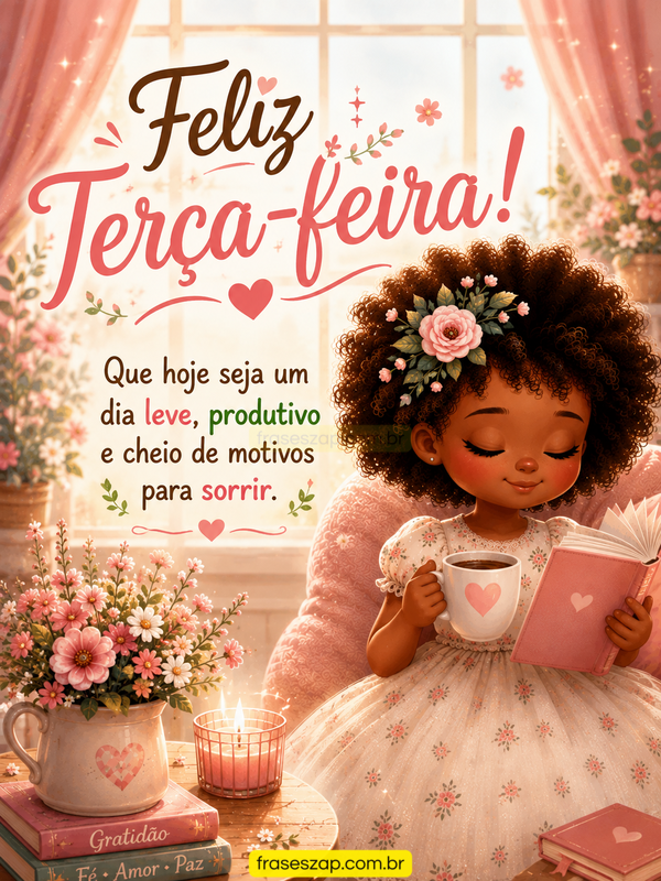 Imagem de terça-feira para compartilhar no WhatsApp