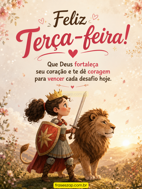 Imagem de terça-feira para compartilhar no WhatsApp