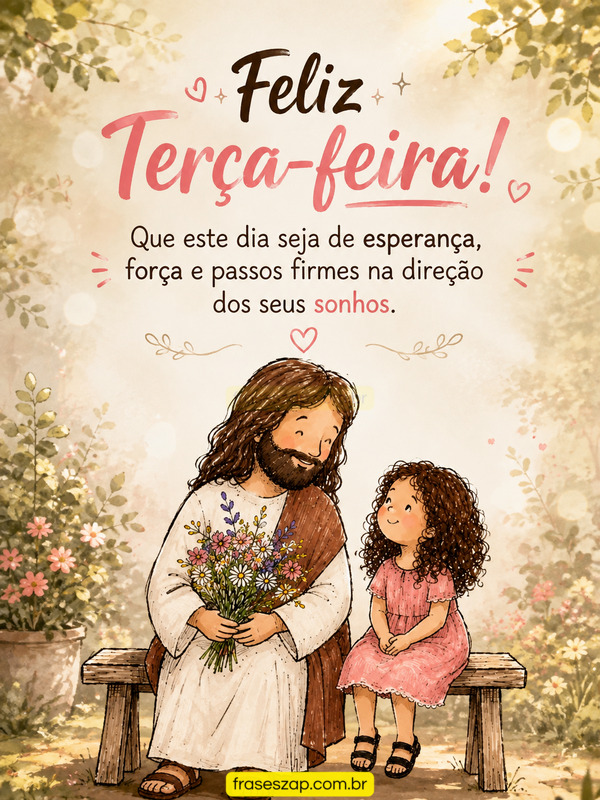 Imagem de terça-feira para compartilhar no WhatsApp