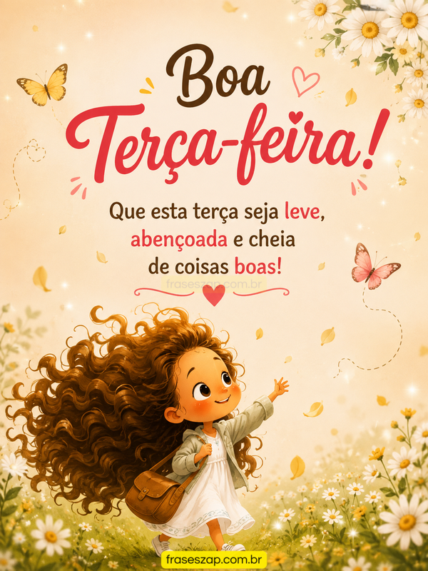 Imagem de terça-feira para compartilhar no WhatsApp