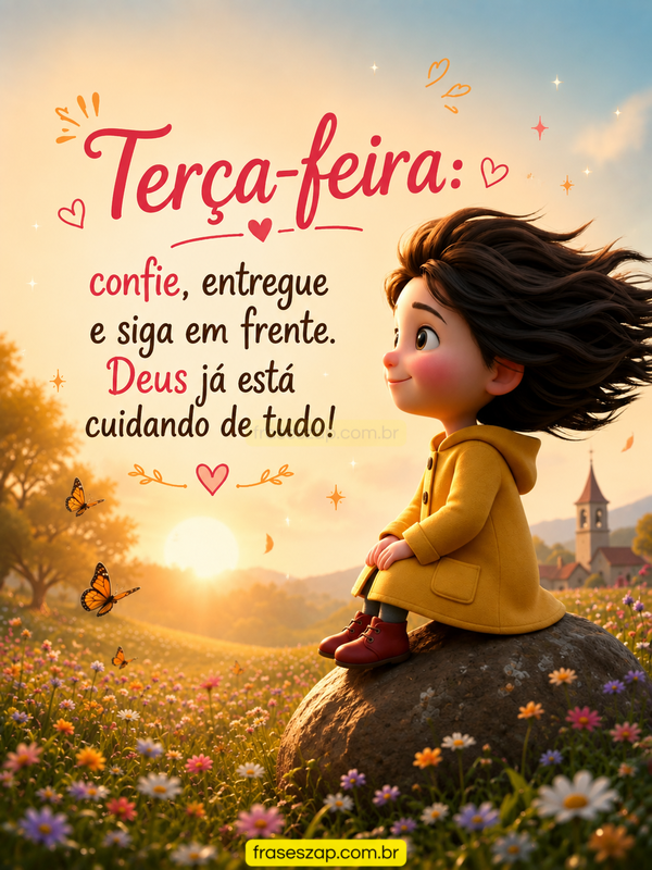 Imagem de terça-feira para compartilhar no WhatsApp