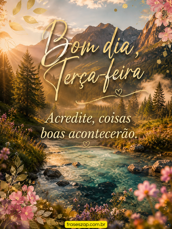 Imagem de terça-feira para compartilhar no WhatsApp
