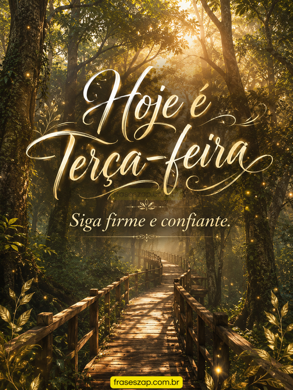 Imagem de terça-feira para compartilhar no WhatsApp