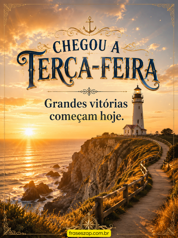 Imagem de terça-feira para compartilhar no WhatsApp