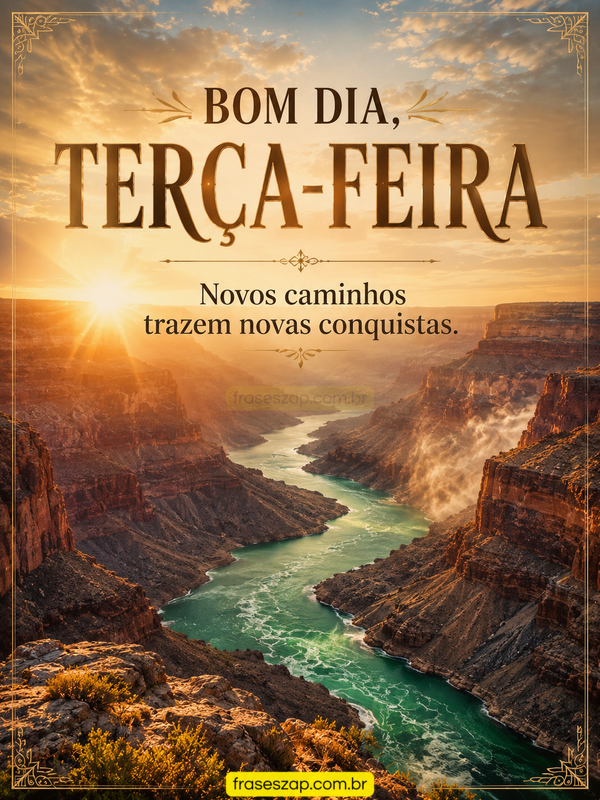 Imagem de terça-feira para compartilhar no WhatsApp