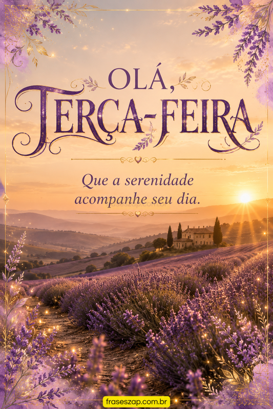 Imagem de terça-feira para compartilhar no WhatsApp