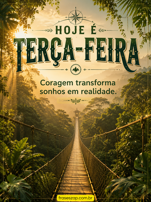 Imagem de terça-feira para compartilhar no WhatsApp