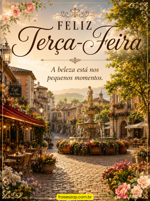 Imagem de terça-feira para compartilhar no WhatsApp