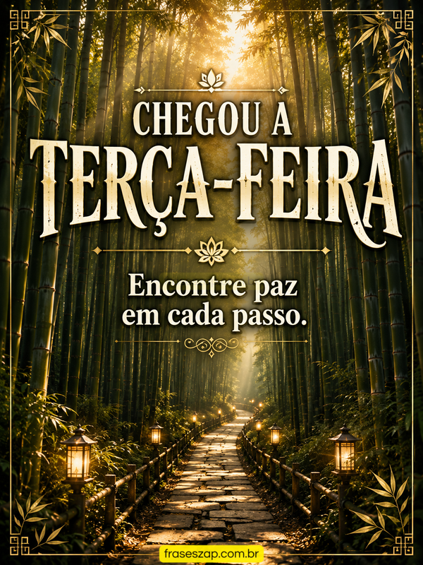 Imagem de terça-feira para compartilhar no WhatsApp