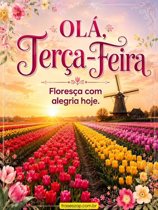 Imagem de terça-feira para compartilhar no WhatsApp