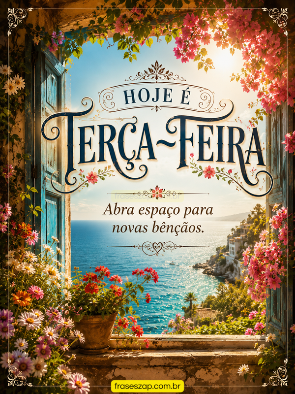 Imagem de terça-feira para compartilhar no WhatsApp