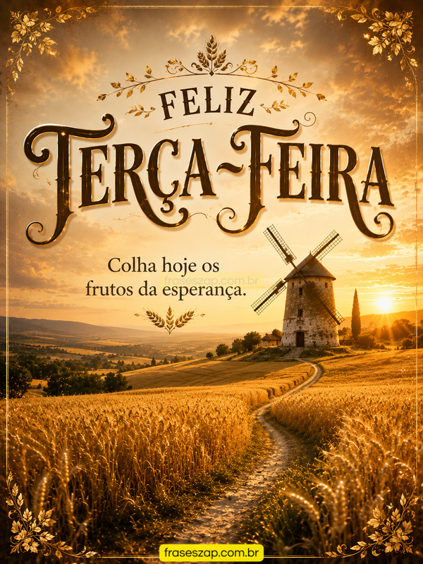 Imagem de terça-feira para compartilhar no WhatsApp