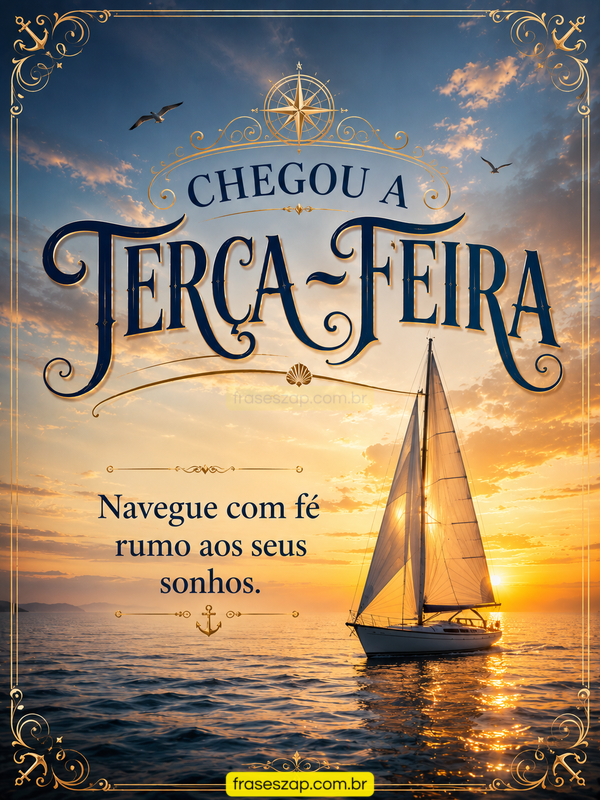 Imagem de terça-feira para compartilhar no WhatsApp