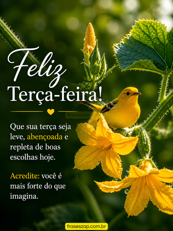 Imagem de terça-feira para compartilhar no WhatsApp