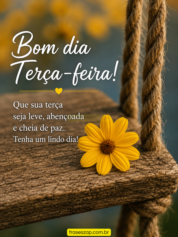 Imagem de terça-feira para compartilhar no WhatsApp