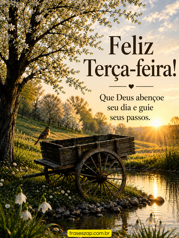 Imagem de terça-feira para compartilhar no WhatsApp