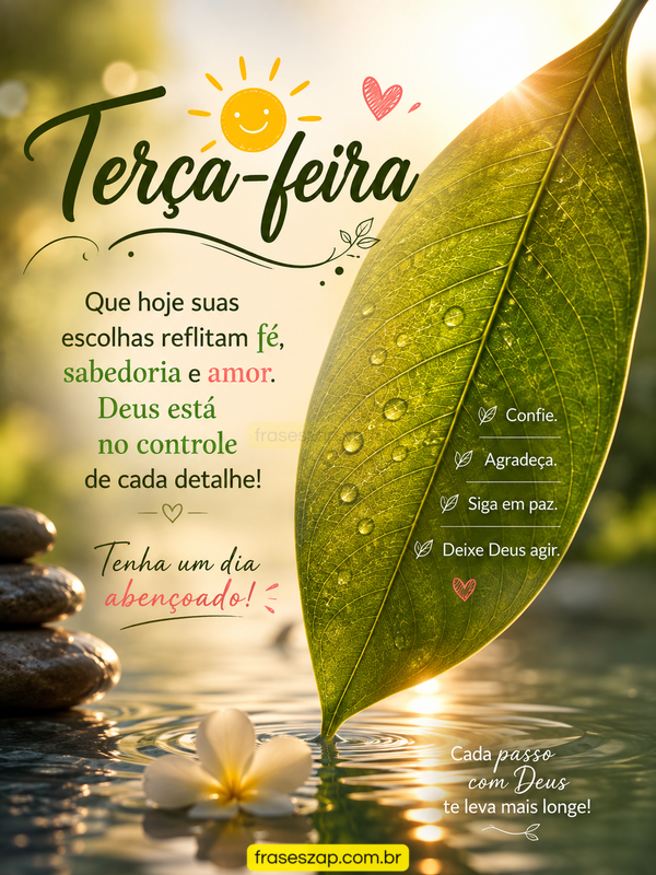 Imagem de terça-feira para compartilhar no WhatsApp