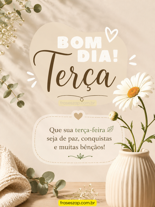 Imagem de terça-feira para compartilhar no WhatsApp