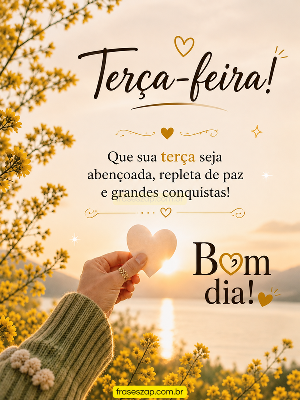 Imagem de terça-feira para compartilhar no WhatsApp
