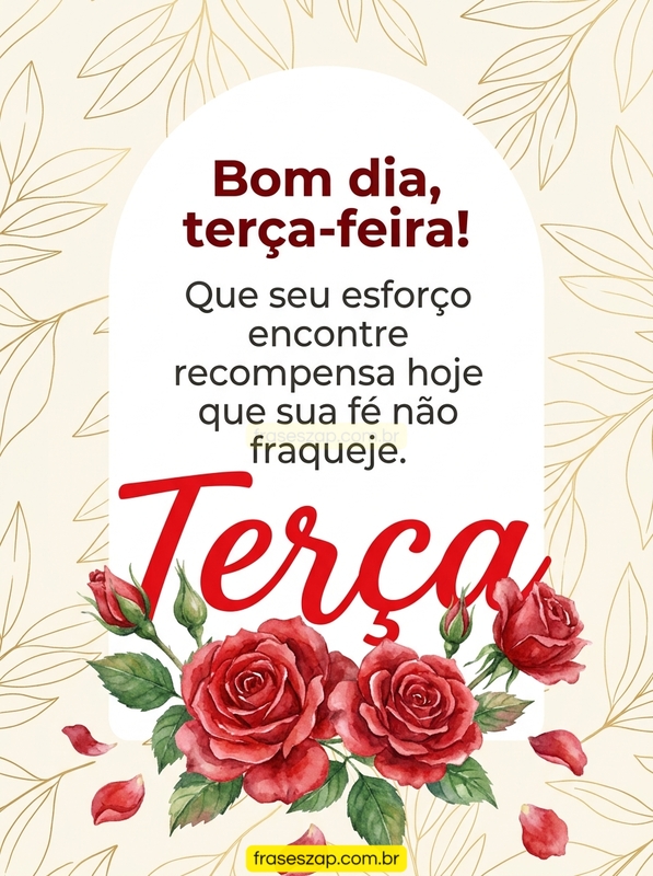 Imagem de terça-feira para compartilhar no WhatsApp