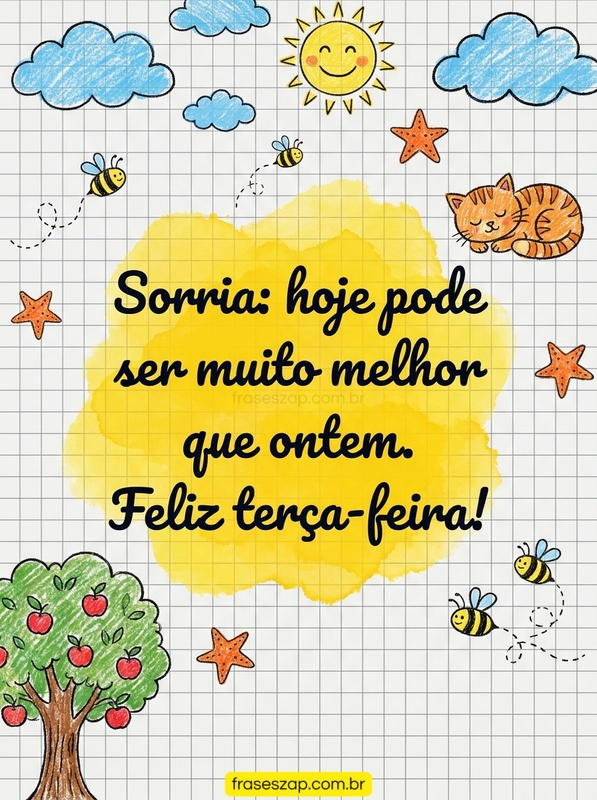 Imagem de terça-feira para compartilhar no WhatsApp
