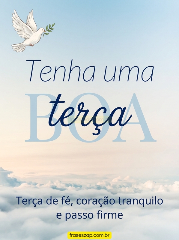 Imagem de terça-feira para compartilhar no WhatsApp