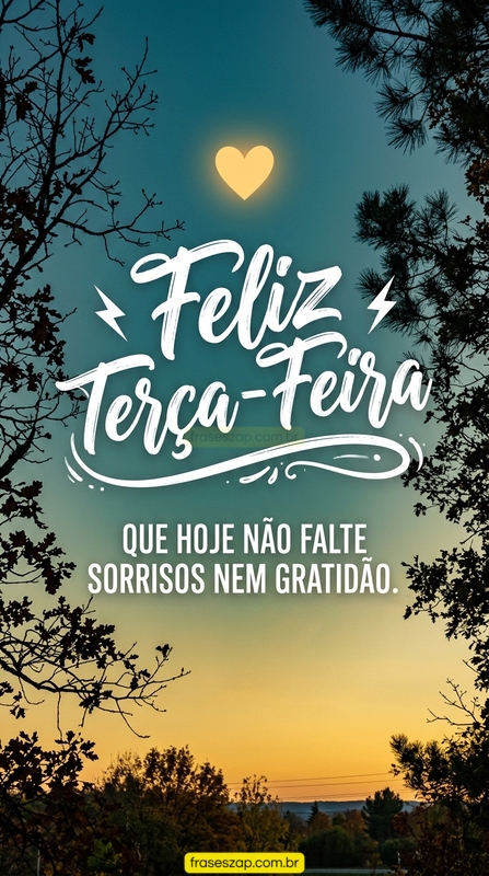Imagem de terça-feira para compartilhar no WhatsApp