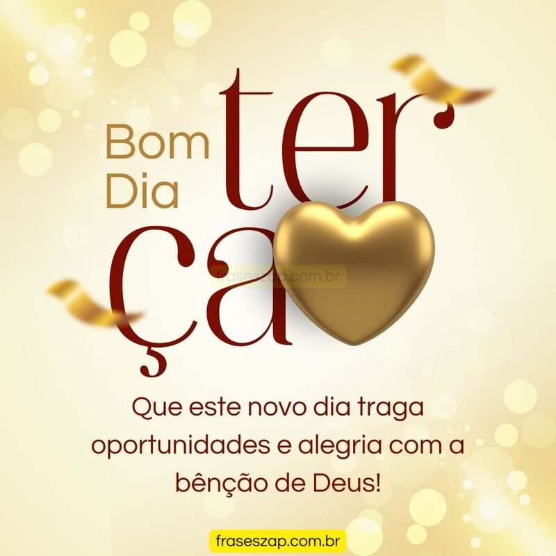 Imagem de terça-feira para compartilhar no WhatsApp