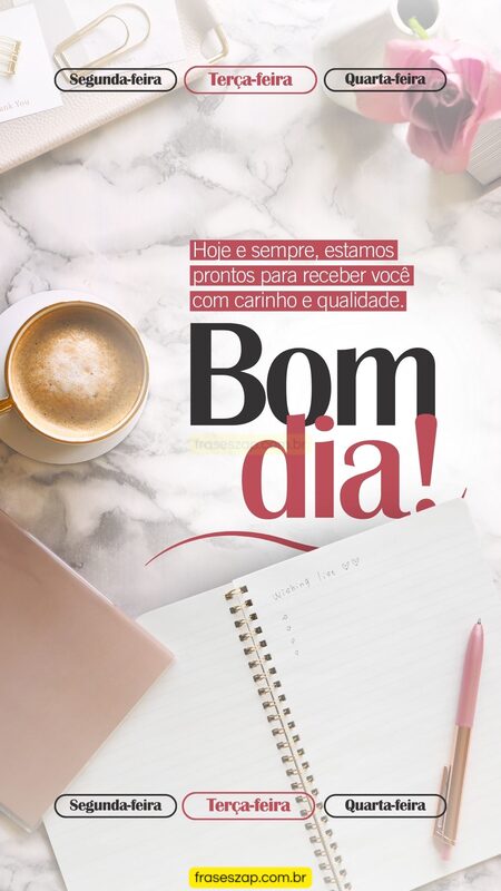 Imagem de terça-feira para compartilhar no WhatsApp