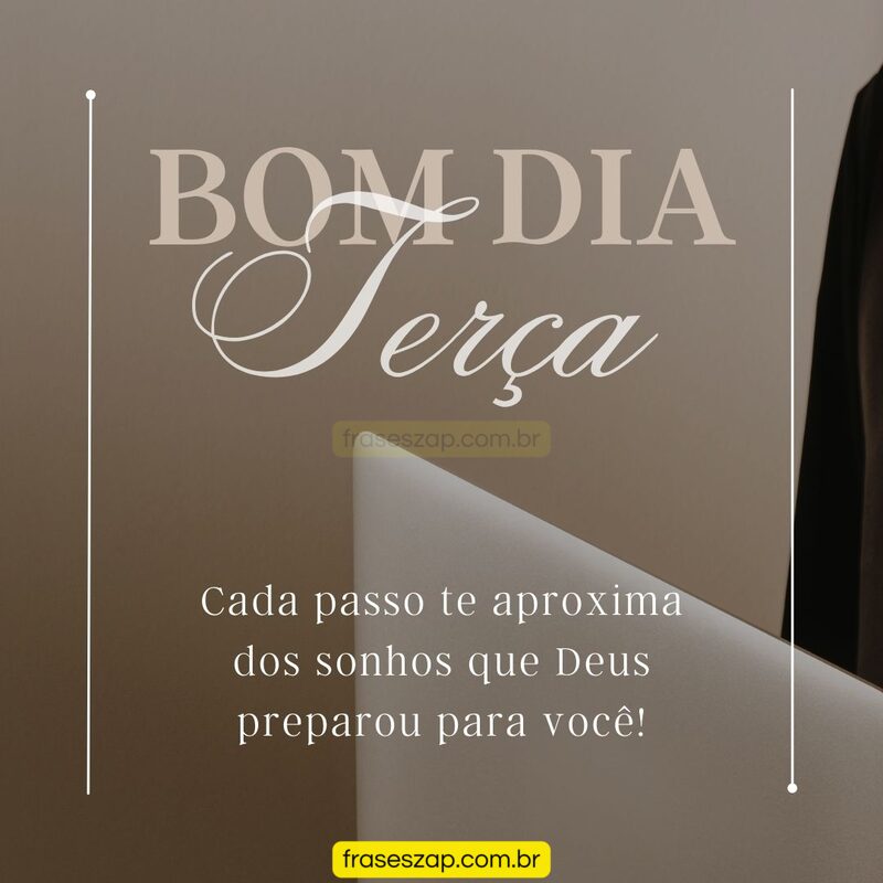 Imagem de terça-feira para compartilhar no WhatsApp