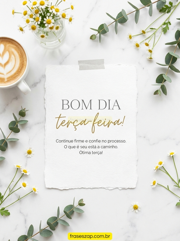 Imagem de terça-feira para compartilhar no WhatsApp